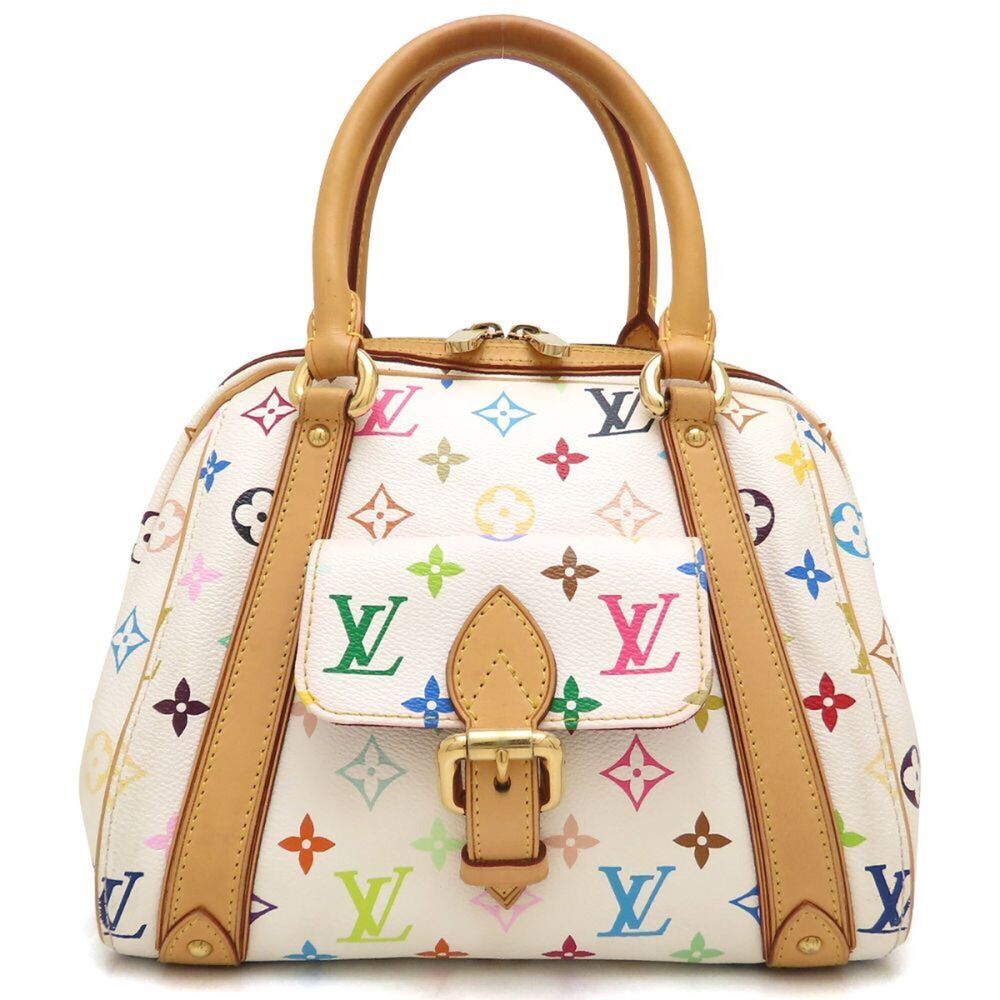 LOUIS VUITTON Louis Vuitton Monogram Multi Priscilla M40096 Handbag Blanc Wom...